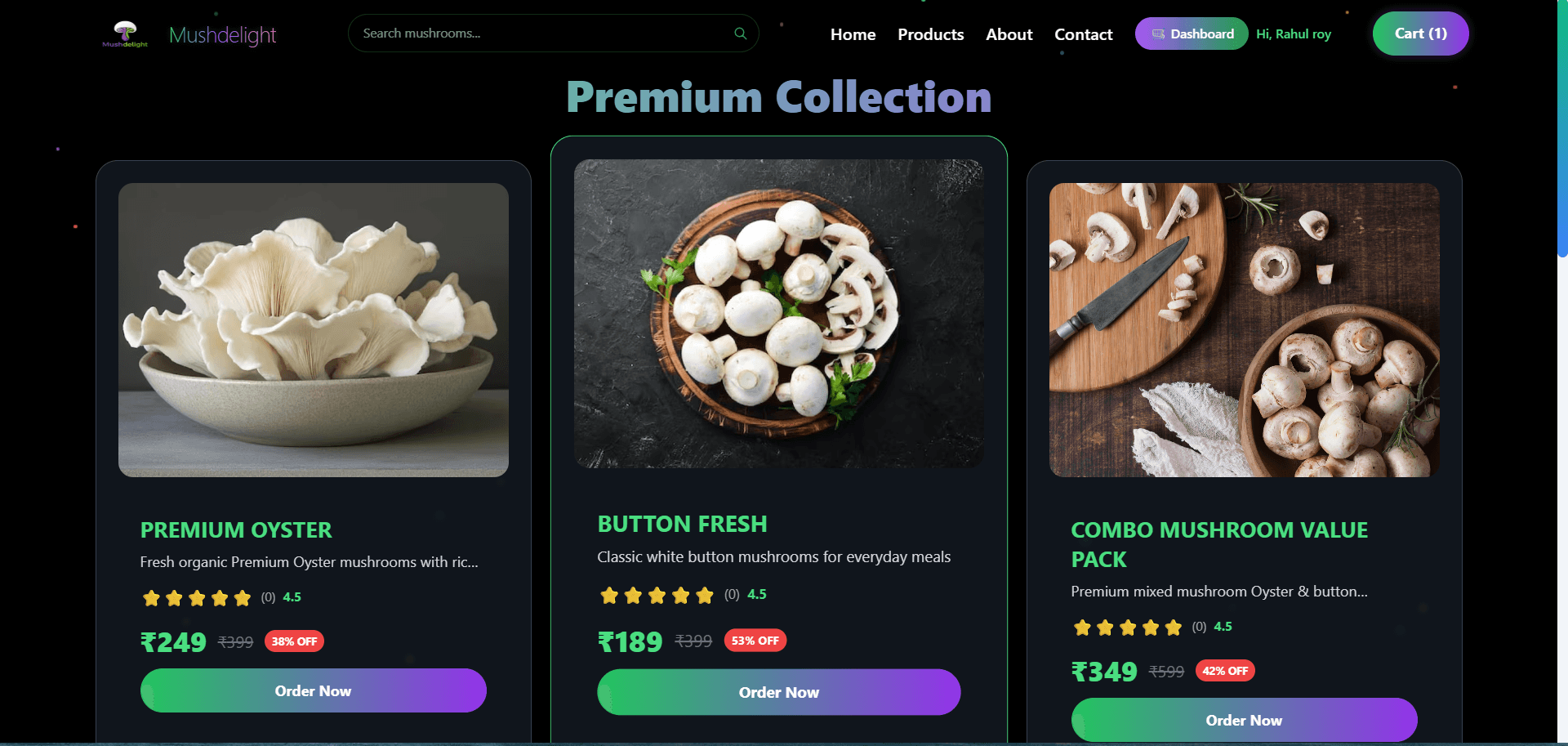 Mushdelight screenshot